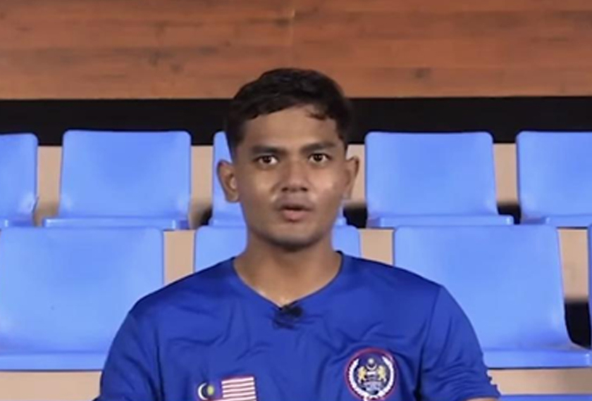 Azrai Aizad adalah bakat dilahirkan menerusi sekolah angkat Thunderbolts dan kini mengorak langkah lebih jauh dalam arena sukan hoki negara. - Foto Astro Arena