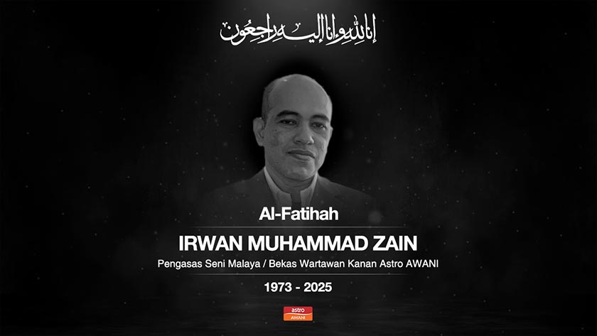 Allahyarham Irwan disahkan meninggal dunia pada petang Khamis dan selamat dikebumikan di Tanah Perkuburan Pulau Meranti, pada Jumaat.