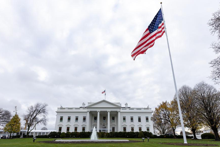 Photo taken on Dec. 2, 2025 shows the White House, in Washington, D.C., the United States. - Xinhua/Hu Yousong