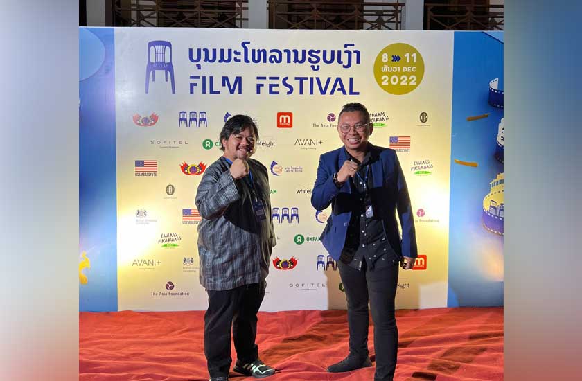 Penulis hadir pada Blue Chair Film Festival.