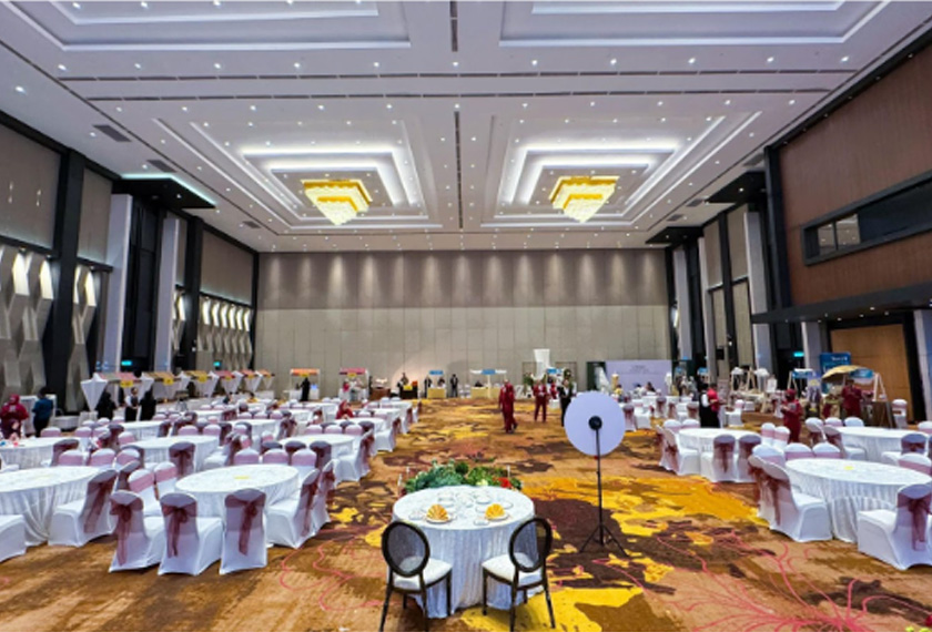 Ruang majlis dititikberatkan Zai Sri Gemilang agar suasana kekal menarik untuk para tetamu atau pelanggan tidak kira majlis. - Foto Zai Sri Gemilang Sdn. Bhd.