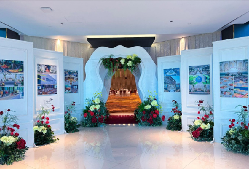 Rekaan konsep majlis perkahwinan oleh Zai Sri Gemilang. - Foto Zai Sri Gemilang Sdn. Bhd.