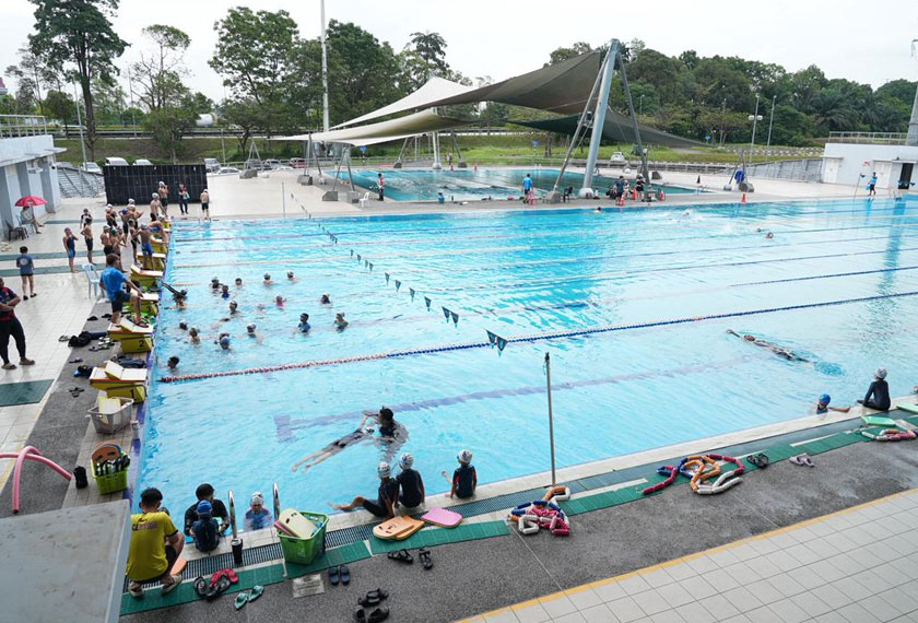 Pusat Akuatik di Educity Sports Complex, Iskandar Puteri dengan kolam renang bersaiz olimpik untuk latihan dan pertandingan bertaraf antarabangsa. - Foto Astro AWANI